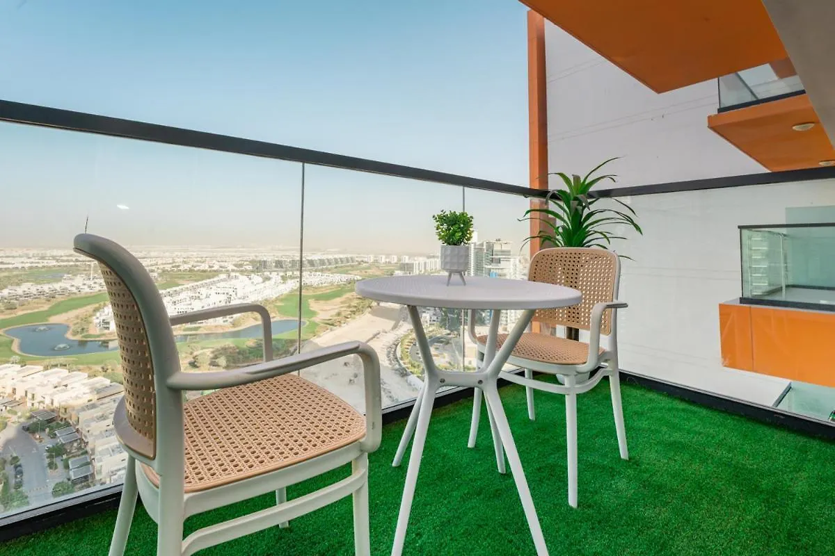 Designer 1Br I Golf View I Comfortably Sleeps 4 Dubai 0*,