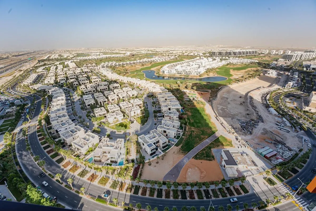 Designer 1Br I Golf View I Comfortably Sleeps 4 Dubai Daire